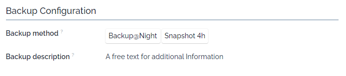 Backup Configuration